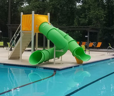 Slide into Pool